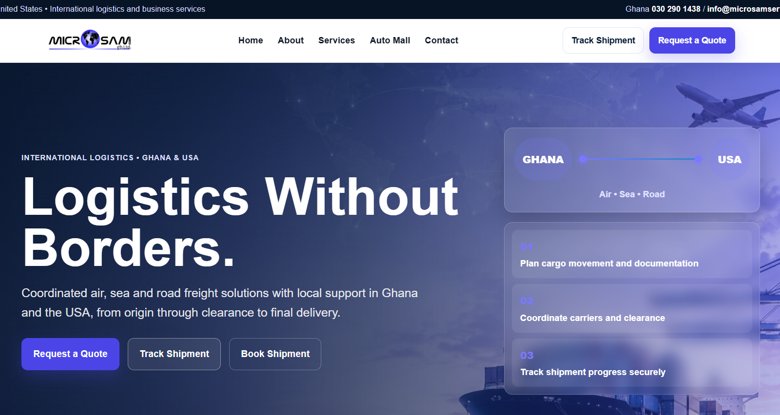 Microsam Services featured project image